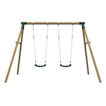 Plum Play Double Wooden Swing Set